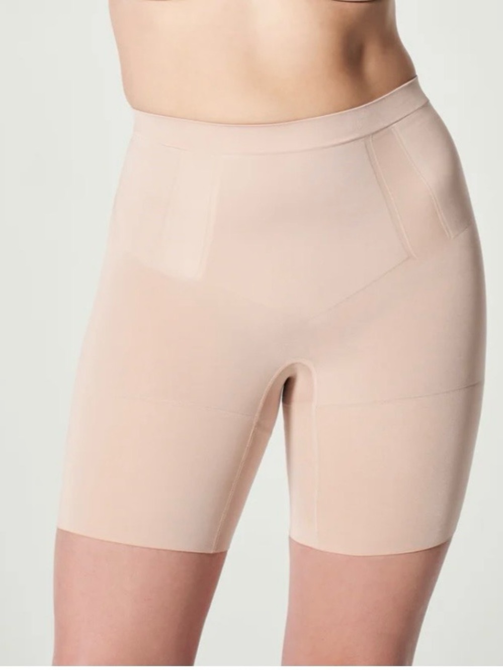 Spanx Mid Thigh Shorts Soft Nude NWT Size XS Shapewear